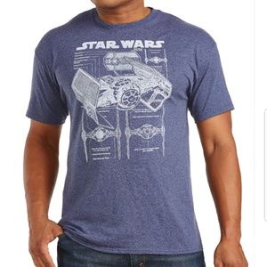 Star Wars TIE Fighter Blueprint Tee